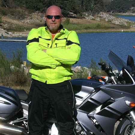 Me and the FJR.  And REAL riding gear.